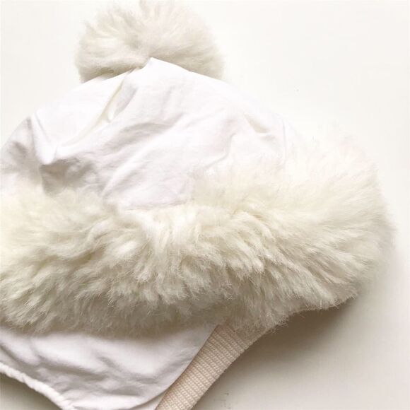 Vintage Fredrikson Pom bonnet no size looks 12-24m - Picture 2 of 3